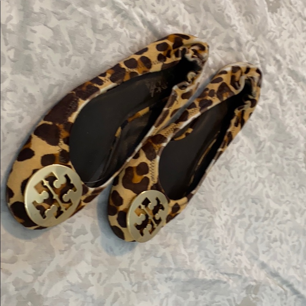 Tory Burch calf hair flats size 6